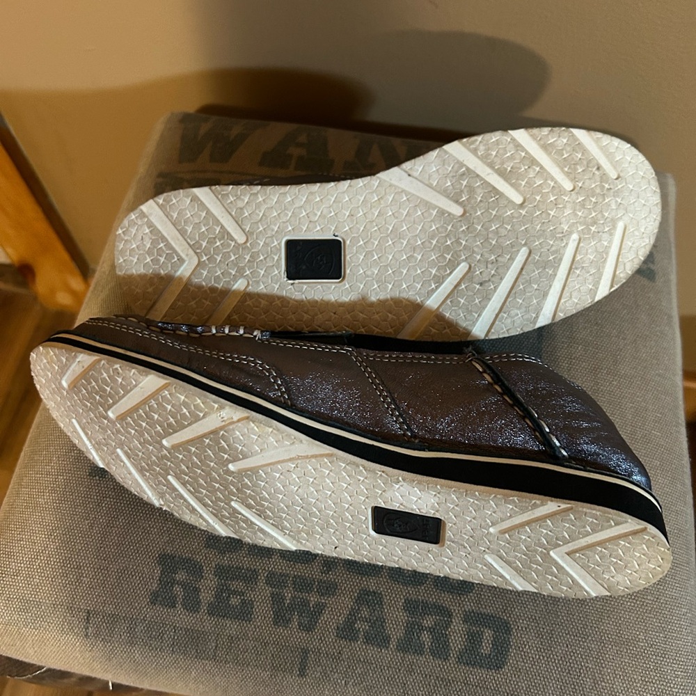 Ariat Silver Flats Classic Loafers - Picture 4 of 7